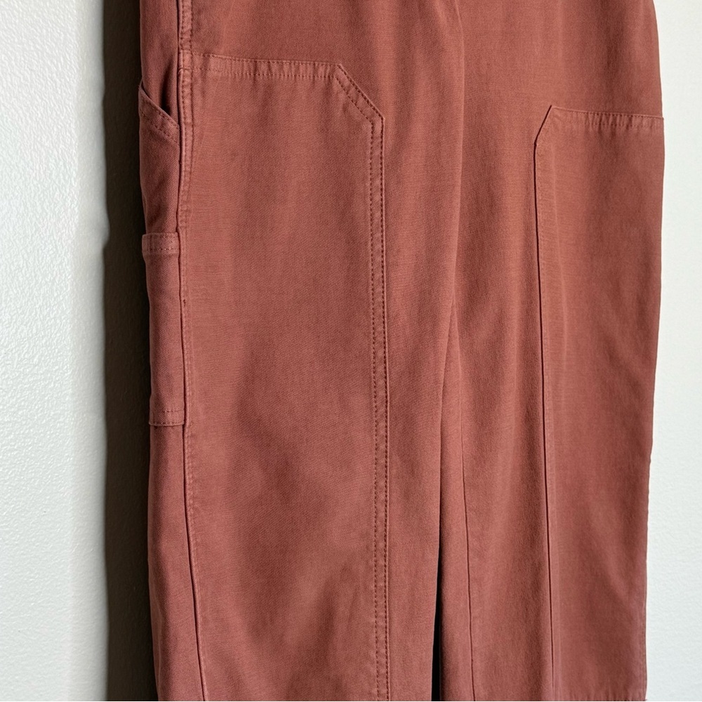 Aritzia Wilfred Free Brennan High Waisted Utility Pants Rose Mocha Womenβs Sz 8 - Picture 8 of 15